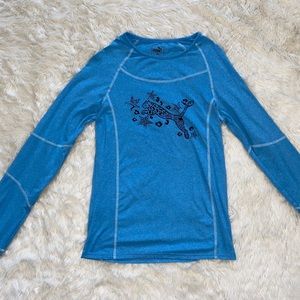 Blue Puma Athletic Shirt